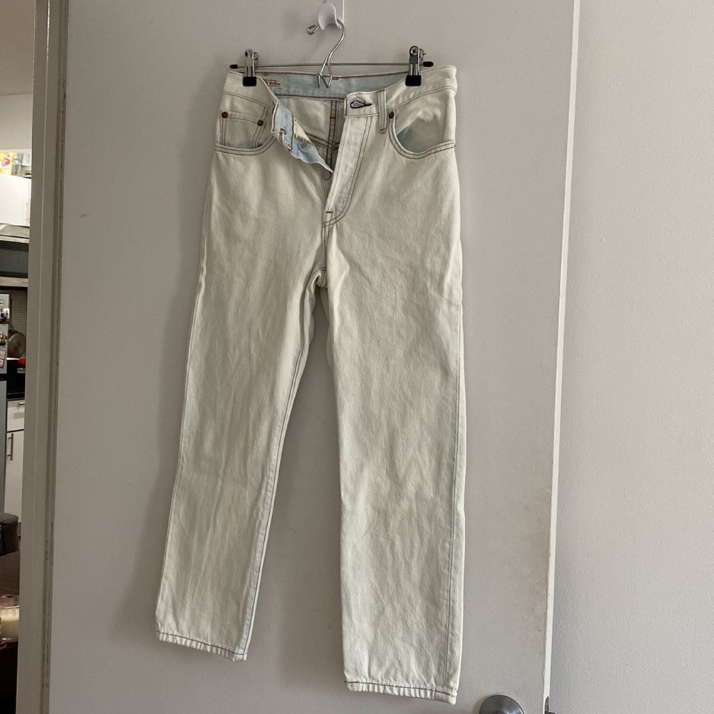 Levi’s 501 Original Fit Cropped straight leg jeans